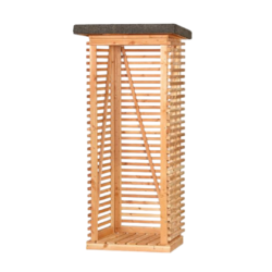 Openhaardhout berging, douglas B85 x D80 x H190 cm