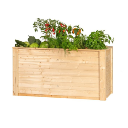 Verhoogde plantenbak Neckar, onbehandeld vuren B150 x D76 x H79 cm