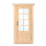 Enkele glas deur 8-ruits Deluxe