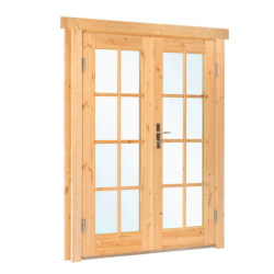 Enkele glas deur 8-ruits Deluxe
