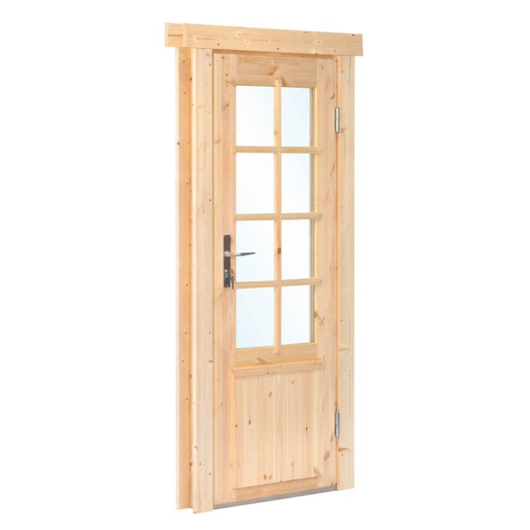 Enkele glas deur 8-ruits Deluxe