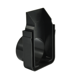 Drain 65/100 eindplaat met horizontale uitloop dia 50 mm